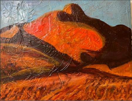 Setting Sun by artist Rosalinda Peña